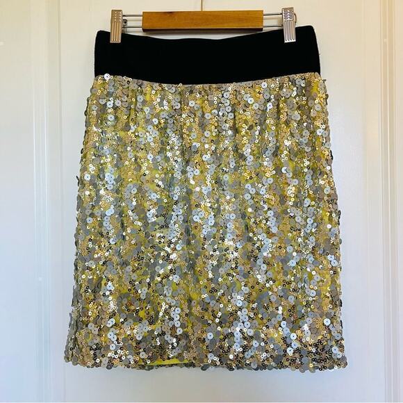 Robert Rodriguez Sequin Mini Skirt - Picture 1 of 5
